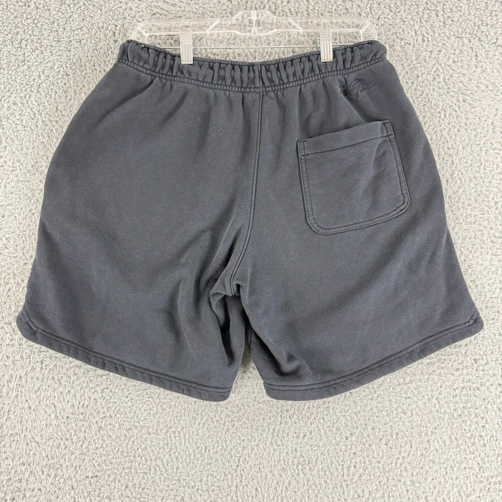 Jordan Fleece Shorts Mens M Black Jumpman Logo Drawstring Pockets‎ Athletic